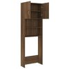 vidaXL Washing Machine Cabinet Brown Oak 64x25.5x190 cm