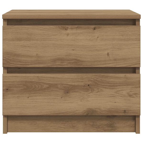 vidaXL Bedside Cabinets 2 pcs Artisan Oak 50x40x43.5 cm Engineered Wood