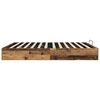 vidaXL Ottoman Bed Frame Old Wood 160 x 200 cm Engineered Wood