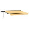 vidaXL Manual Awning Frame with LEDs Sand 3 x 2.5 m