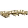 vidaXL 11 Piece Garden Sofa Set Impregnated Wood&nbsp;Pine