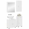 vidaXL Bathroom Furniture Set with Drawer TULUM White Engineered Wood
