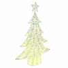 vidaXL Christmas Tree 120 LEDs Warm white 120.5 cm PET
