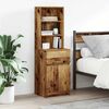 vidaXL Bedside Cabinet Old Wood 39x35x125 cm Engineered Wood