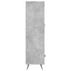 vidaXL Highboard Concrete Grey 69.5x31x115 cm Engineered Wood