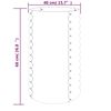 vidaXL Garden Planter Galvanised Steel 40x40x68 cm Green