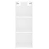 vidaXL Highboard White 34.5x34x180 cm Engineered Wood