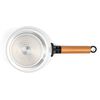 Livoo Sauce Pan with Wooden Handle 18 cm White