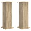 vidaXL Plant Stand 2 pcs Sonoma Oak 30.5 x 30 x 80.5 cm