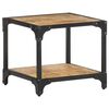 vidaXL Coffee Table 40x40x36 cm Solid Rough Mango Wood