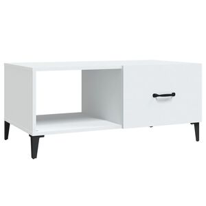 vidaXL Coffee Table White 90x50x40 cm Engineered Wood