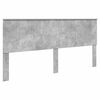 vidaXL Storage Bed Concrete Grey 200 x 200 cm Engineered Wood
