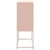 vidaXL Sideboard Pink 68.5x38.5x107 cm Steel