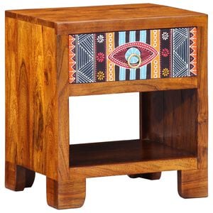 vidaXL Sideboard Multicolour 40 x 35 x 45 cm Solid acacia wood