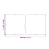 vidaXL Clear Tarpaulin with Eyelets 2x3 m Polyethylene