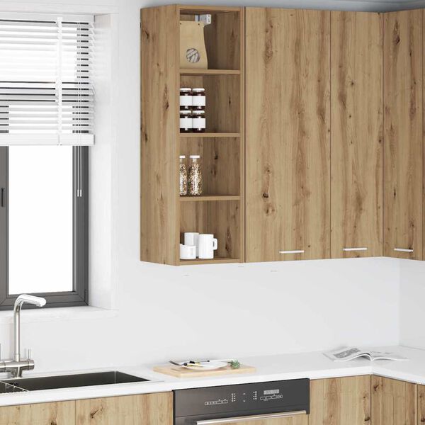 vidaXL Hanging Cabinet Artisan Oak 30 x 29.5 x 100 cm Engineered Wood