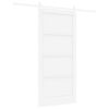 vidaXL Sliding Door ORKDAL White 93 x 202 cm Solid Pine Wood