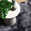 vidaXL Shaggy Rug High Pile NAVARRA Dark Grey 120x120 cm Polyester