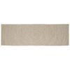 vidaXL Area Rug Natural and White 60 x 250 cm Jute