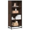 vidaXL Bookcase Brown Oak 60x35x139 cm Engineered Wood