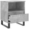vidaXL Bedside Cabinet Concrete Grey 40x35x50 cm Engineered Wood