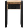 vidaXL Side Table 35x35x50 cm Solid Rough Wood Mango