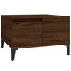 vidaXL Coffee Table Brown Oak 55x55x36.5 cm Engineered Wood