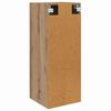 vidaXL Wall Mounted Cabinet Artisan Oak 34.5 x 34 x 90 cm