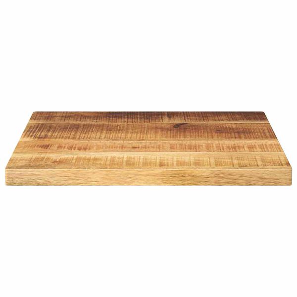 vidaXL Table Top 50x50x2.5 cm Square Solid Wood Rough Mango
