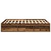 vidaXL Bed Frame without Mattress Old Wood 120x200cm Engineered Wood