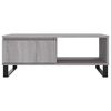 vidaXL Coffee Table Grey Sonoma 90x60x35 cm Engineered Wood