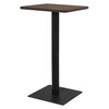 vidaXL Bar Table | Dark ash and black