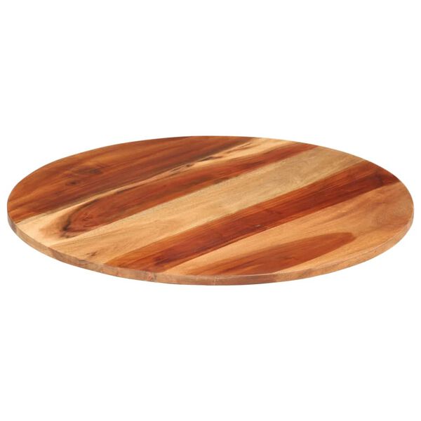vidaXL Table Top Solid Wood Acacia Round 15-16 mm 60 cm