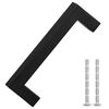 vidaXL Cabinet Handles 10 pcs Black 96 mm Stainless Steel