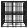 vidaXL Outdoor Dog Kennel Steel 5.53 m&sup2;