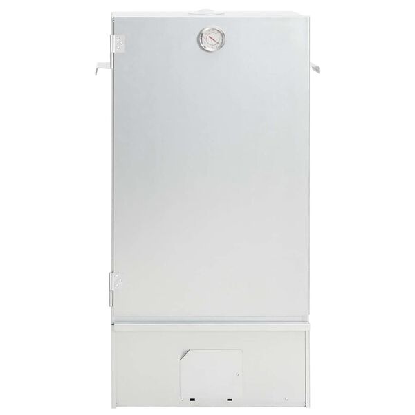 vidaXL BBQ Oven Smoker with Wood Chips 44.5x29x83 cm Galvanised steel