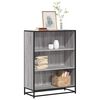 vidaXL Book Cabinet Grey Sonoma 80.5x35x107.5 cm Engineered Wood