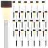 vidaXL Outdoor Solar Lights with Ground Spike 24 pcs Warm White