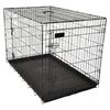 FLAMINGO Pet Wire Cage with Sliding Door Mezo M 47x77x55 cm Black