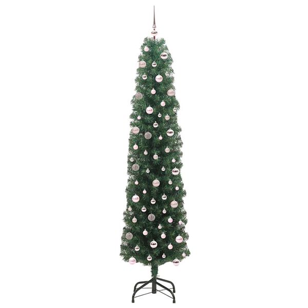 vidaXL Artificial Christmas Tree with 300 LEDs with Stand Green 240 cm