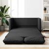 vidaXL Folding Sofa Bed Black 112 x 60 x 60 cm Fabric