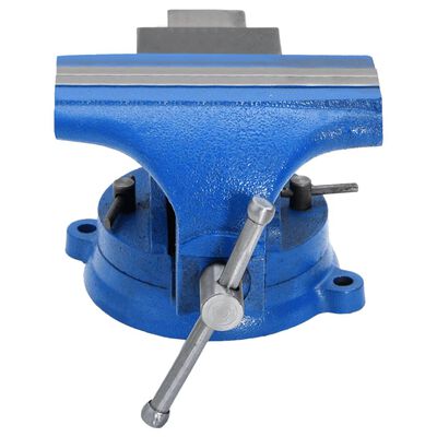 vidaXL Bench Vise Blue 200 mm Cast Iron
