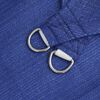 vidaXL Sunshade Sail 160 g/m² Blue 2.5x4 m HDPE