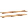 vidaXL Floating Shelves 2 pcs 160x30x2 cm Oil Finished