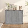 vidaXL Sideboard Grey Sonoma 90.5x30x70 cm Engineered Wood