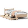vidaXL Bed Frame without Mattress 90x200 cm Solid Wood Pine