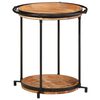 vidaXL Side Table &Oslash;55x60 cm Solid Wood Acacia