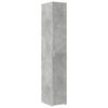 vidaXL Slim Storage Cabinet Concrete Grey 30x42.5x225 cm Engineered Wood