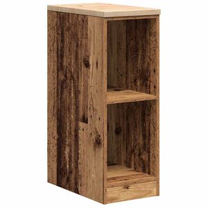vidaXL Garage Storage Cabinet Old Wood 30x51x85 cm Solid Wood Pine