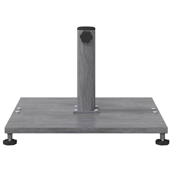vidaXL Parasol Base Dark Grey Wood Look 45 x 45 x 31 cm